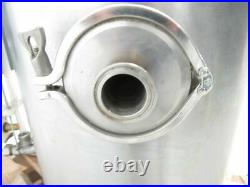 100L Stainless Steel Tank Hopper, Single Wall, Multiple Tri-clamp (USED TESTED)