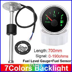 100mm-1000mm Marine Boat Fuel Sending Unit Tank Level Sender Sensor 0-190ohms