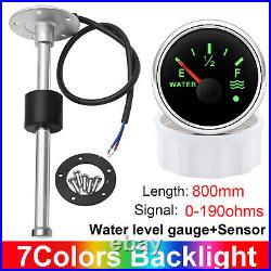 100mm-1000mm Marine Boat Water Sending Unit Tank Level Sender Sensor 0-190ohms