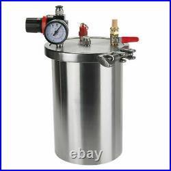 115L Stainless Steel Dispenser Pressure Tank Dispensing Storage Bucket new