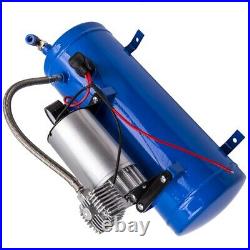 12V DC 100PSI Air Compressor Kit For Air Horn With Pressure Switch 6L Tank New