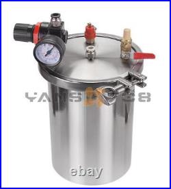 1PCS Stainless steel Dispenser pressure tank Dispensing storage bucket 1-15L New