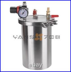 1PCS Stainless steel Dispenser pressure tank Dispensing storage bucket 1-15L New