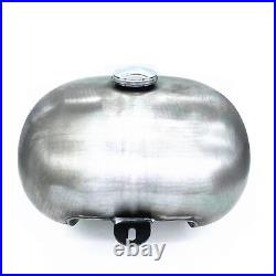 1Set 17L Unpainted Silver Petrol Gas Fuel Tank With Cap For HONDA Steed 400 600