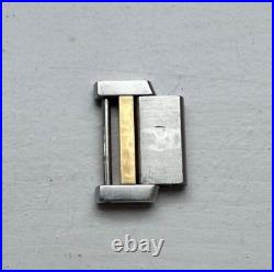 1x Genuine OEM Cartier Tank Francaise Stainless Steel 18K Yellow Gold Link 18mm