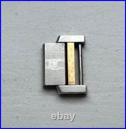 1x Genuine OEM Cartier Tank Francaise Stainless Steel 18K Yellow Gold Link 18mm