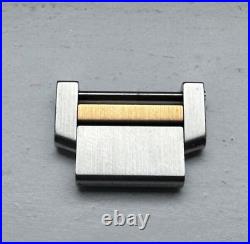 1x Genuine OEM Cartier Tank Francaise Stainless Steel 18K Yellow Gold Link 19mm