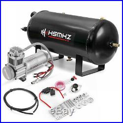200PSI 5 Gallon Air Tank Compressor Onboard System Kit For Train Truck Boat Horn