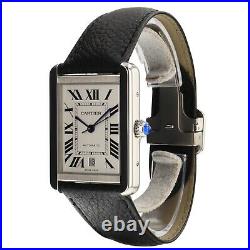 2020 Cartier Tank Solo XL Steel Automatic Watch WSTA0029 NEW Complete