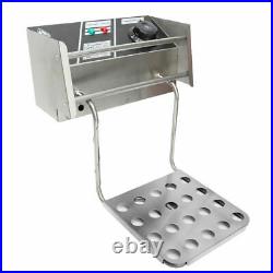20L Commercial Electric Deep Fryer Twin Fat Chip Dual Tank Stainless Steel 5000w