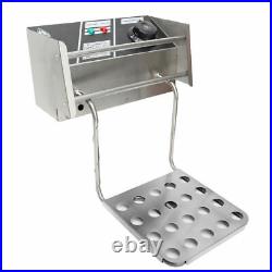 20L Electric Deep Fat Chip Fryer Commercial Twin Tank Stainless Steel 5000W