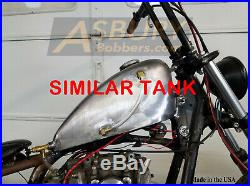 2.4 Gallon Peanut Gas Tank Harley Chopper Bobber. With sight tube 58-78