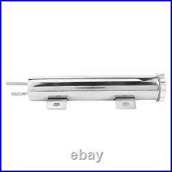 2x10in Overflow Tank Can Polished Stainless Steel Coolant Radiator 14oz For GM E