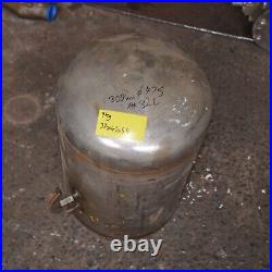 32L Stainless Steel Fuel Tank -cylinder flat bottom dome top 320x450x550mm 9kg