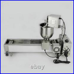 3 Sets Free Mold Commercial Automatic Donut Maker Making Machine, Wide Oil Tank