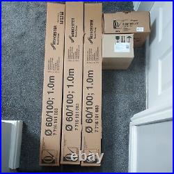 3 x Worcester Meter Flue Extensions + 1 box of 45 degree bends + simple switch
