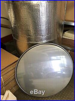 500 Litre 316 Stainless Steel Tank / Drum With LID & 1 Valve. Brewing Vessel