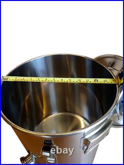 50kg Honey Settling Tank with Stainless Steel Gate + Double Strainer and Tools