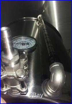 50ltr stainless steel stockpot tap temperature gauge sight glass HLT kettle tank