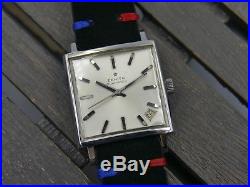 60's vintage watch mens ZENITH PRE RESPIRATOR AUTOMATIC cal 2542 PC square tank