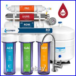 6 Stage RO UV Water Sterilizer with Faucet and Tank