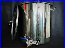 70ltr stainless steel stockpot with Tap and sight glass pan, tank