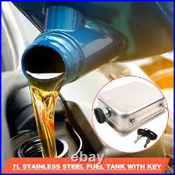 7L Gasoline Petrol Fuel Tank Can Stainless Steel for Webasto Eberspacher Heater