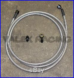 92-95 Civic 3dr HB Replacement Stainless Steel -6 Fuel Feed Line Tank to Filter