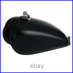 9L 2.4 Gallon Motorcycle Fuel Gas Tank Cap Kit For Suzuki GN125 GN250 Gloss US