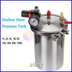 Adhesive Pressure Tank Stainless Steel Glue Dispenser Pressure Barrel