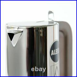 Alessi 6-Cup Espresso Coffee Maker in 18/10 Stainless Steel Mirror Polished with
