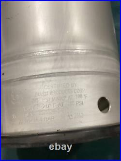 Alloy Pressure Tank Stainless Steel 205 Psi 304 MAWP 14.1 BAR #668G25PR7