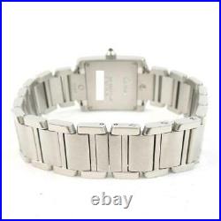 Auth Cartier Tank Francaise SM Wrist Watch W51008Q3 Quartz White Stainless steel