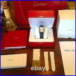 Auth Cartier Watch Tank Solo LM Crwsta0029 Manual Winding Automatic Case F/s