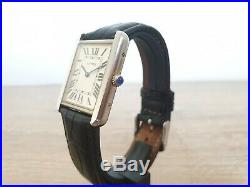 Authentic CARTIER Tank Solo 2715 Mens Swiss Made Wrist Watch