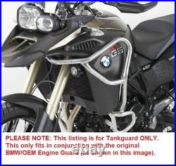 BMW F800GS Adv (2013-18) Tank Guard Stainless Steel ONLY WITH BMW ENGINE BARS