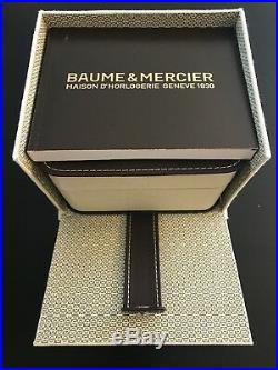 Baume & Mercier Hampton Swiss Automatic Silver Dial Tank Date Leather Moa 10026
