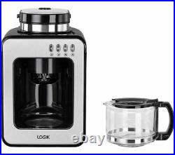 Bean to Cup Coffee Machine Automatic Shut-off Integrated Grinder Stainless Steel