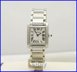 Beautiful & Mint Ladies Cartier Tank Francaise Stainless Steel Watch 2384