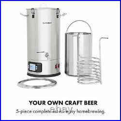 Beer Keg Mash Tank Kettle Home Brew Beer 3000W 30L LCD Touch Stainless Steel