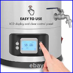 Beer Keg Mash Tank Kettle Home Brew Beer 3000W 30L LCD Touch Stainless Steel