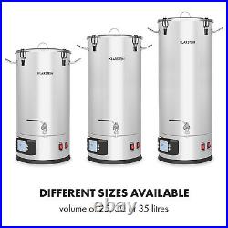 Beer Keg Mash Tank Kettle Home Brew Beer 3000W 35L LCD Touch Stainless Steel