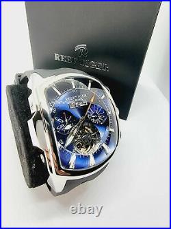 Blue Silver Case Reef Tiger Aurora Tank 2 Automatic Sport Watch Gift for him UK