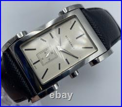 Burberry Tank Men's Watch BU1100 25mm Quartz Rectangle Stainless Steel Watch