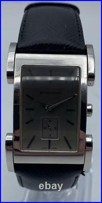 Burberry Tank Men's Watch BU1100 25mm Quartz Rectangle Stainless Steel Watch