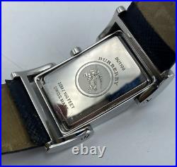 Burberry Tank Men's Watch BU1100 25mm Quartz Rectangle Stainless Steel Watch