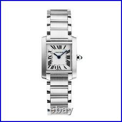 CARTIER TANK FRANCAISE Ladies Steel Quartz Small Model Watch W51008Q3