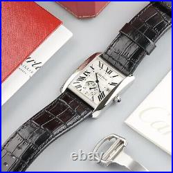 CARTIER TANK MC AUTOMATIC DATE With BOX & GUARANTEE PAPERS REF. 3589 CIRCA 2016