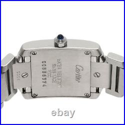 CARTIER Tank Francaise SM Maker Complete Watches W51008Q3 Stainless Steel/St