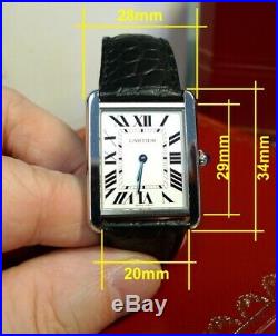 CARTIER Tank Solo (ref. 2715) complete with accessories, boxes and paperwork